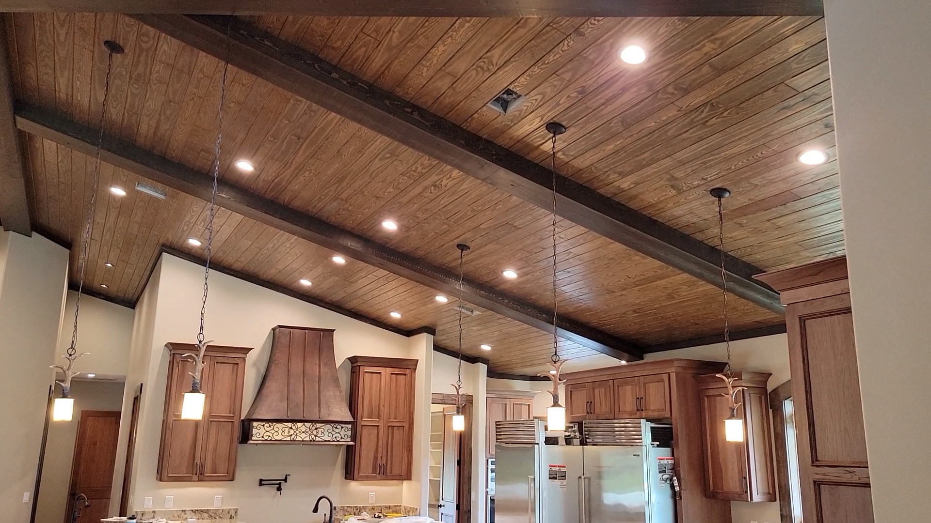 Custom Ceiling and Cabinetry